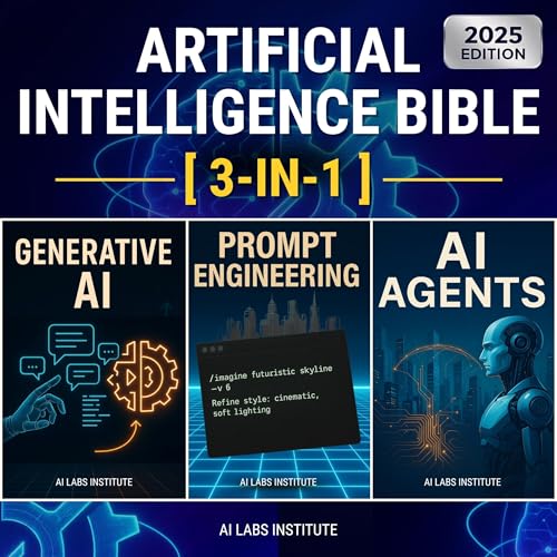 Artificial Intelligence Bible (3-in-1): AI Agents, Prompt Engineering & Generative AI. Automate & Scale — Beginner's Guide to Slash Costs, Save Time & Accelerate Growth: ChatGPT Insights Included